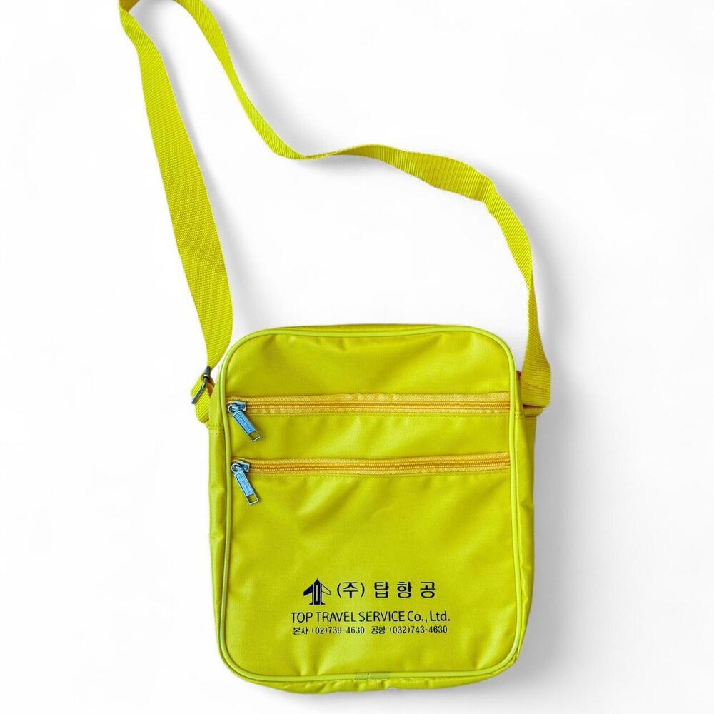 Top travel vintage asian yellow